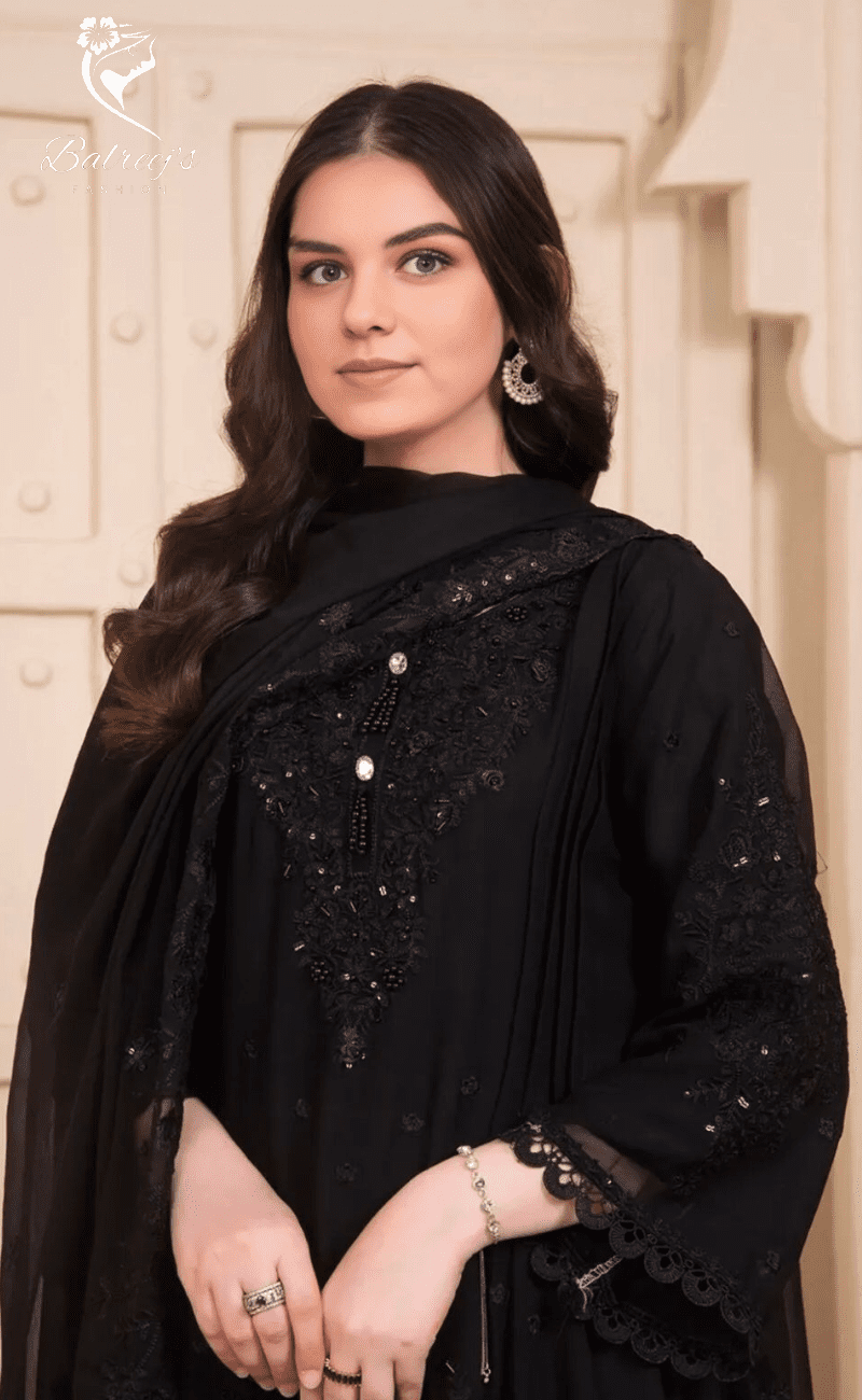 Chiffon Frock & Plazo – Festive Edition image 0