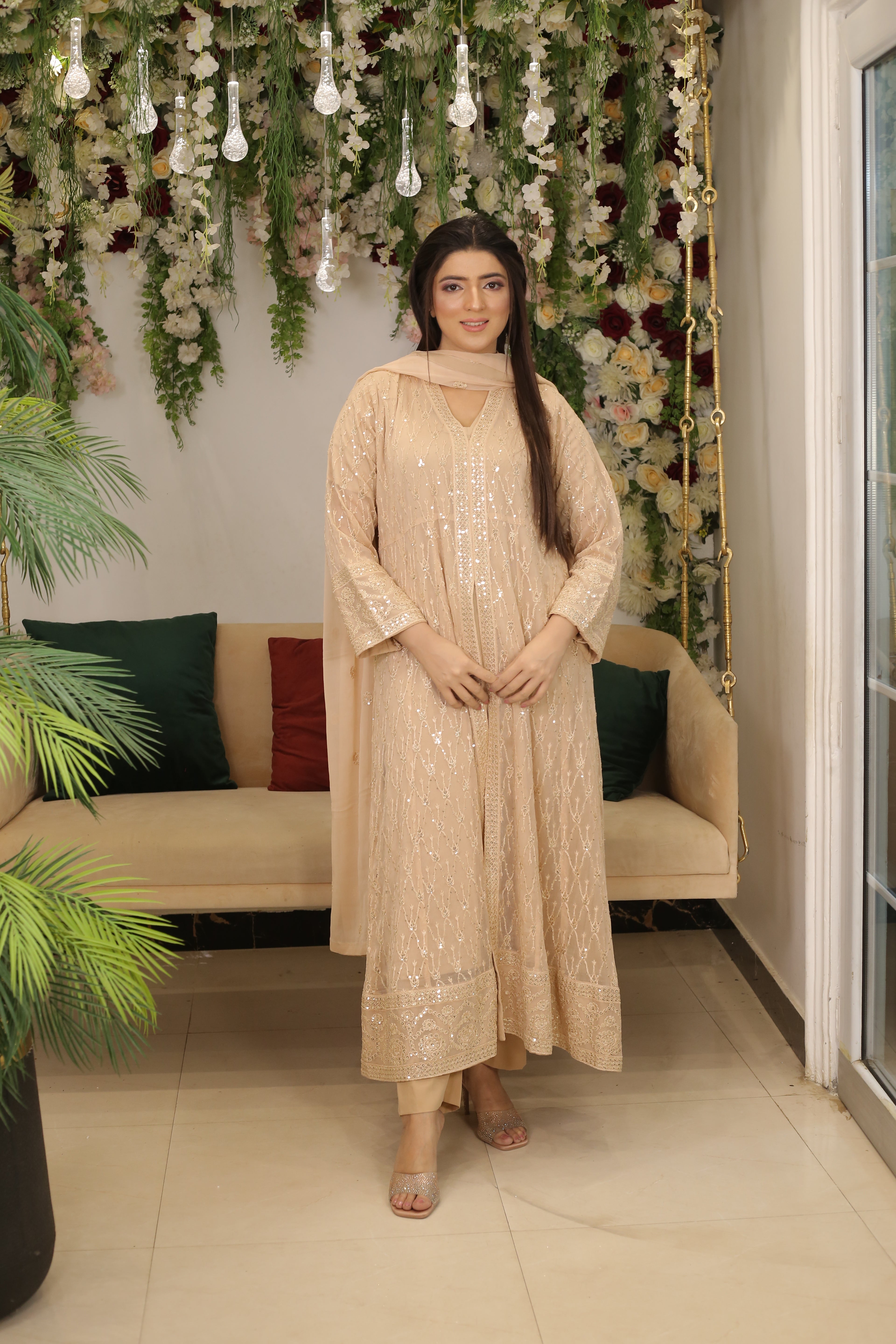 Luxury Sitara Embroidered Festive Dress