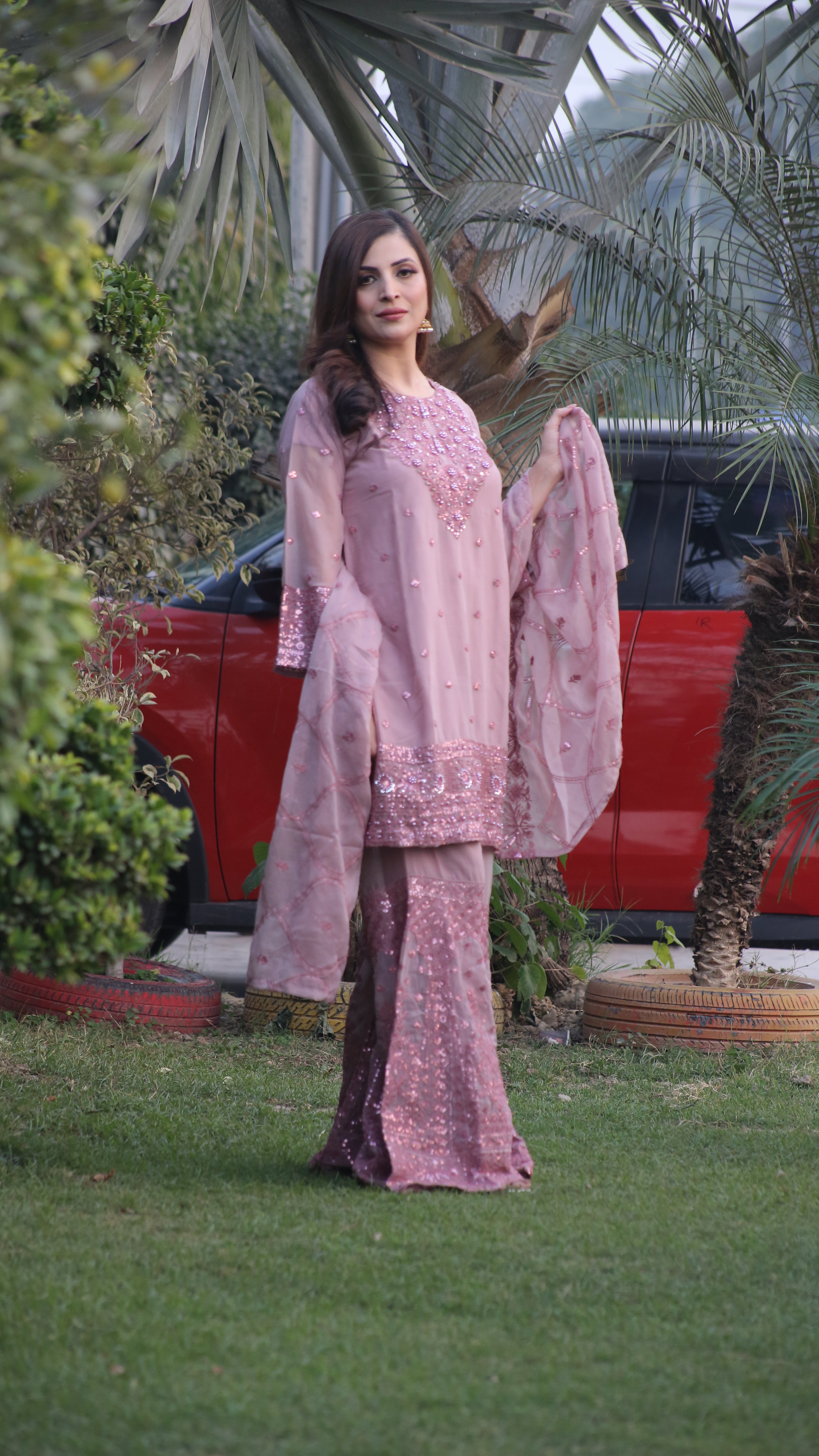 3PC 3D Gharara Suit | Latest Wedding & Festive Designer Wear