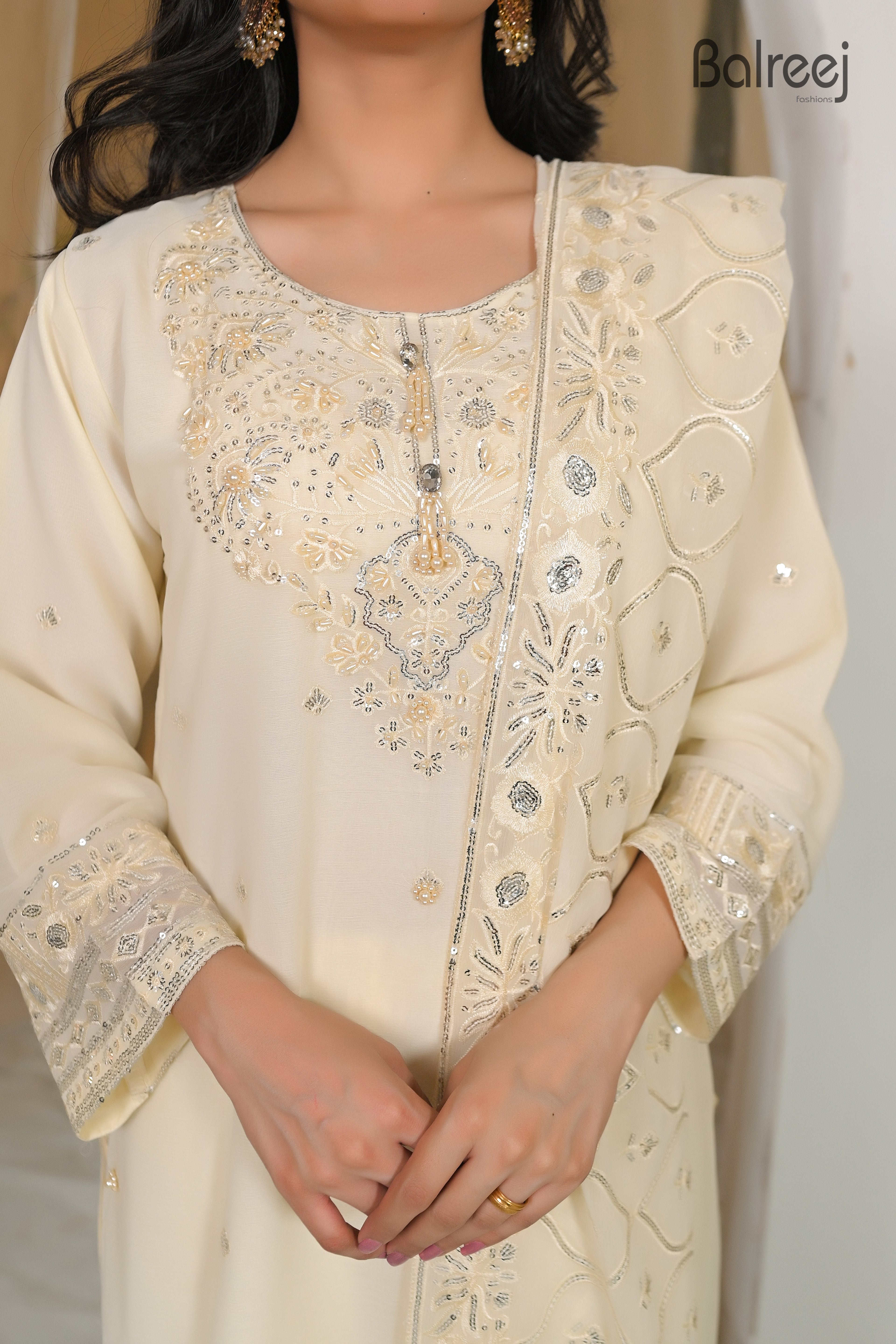 3PC 3D Gharara Suit | Latest Wedding & Festive Designer Wear