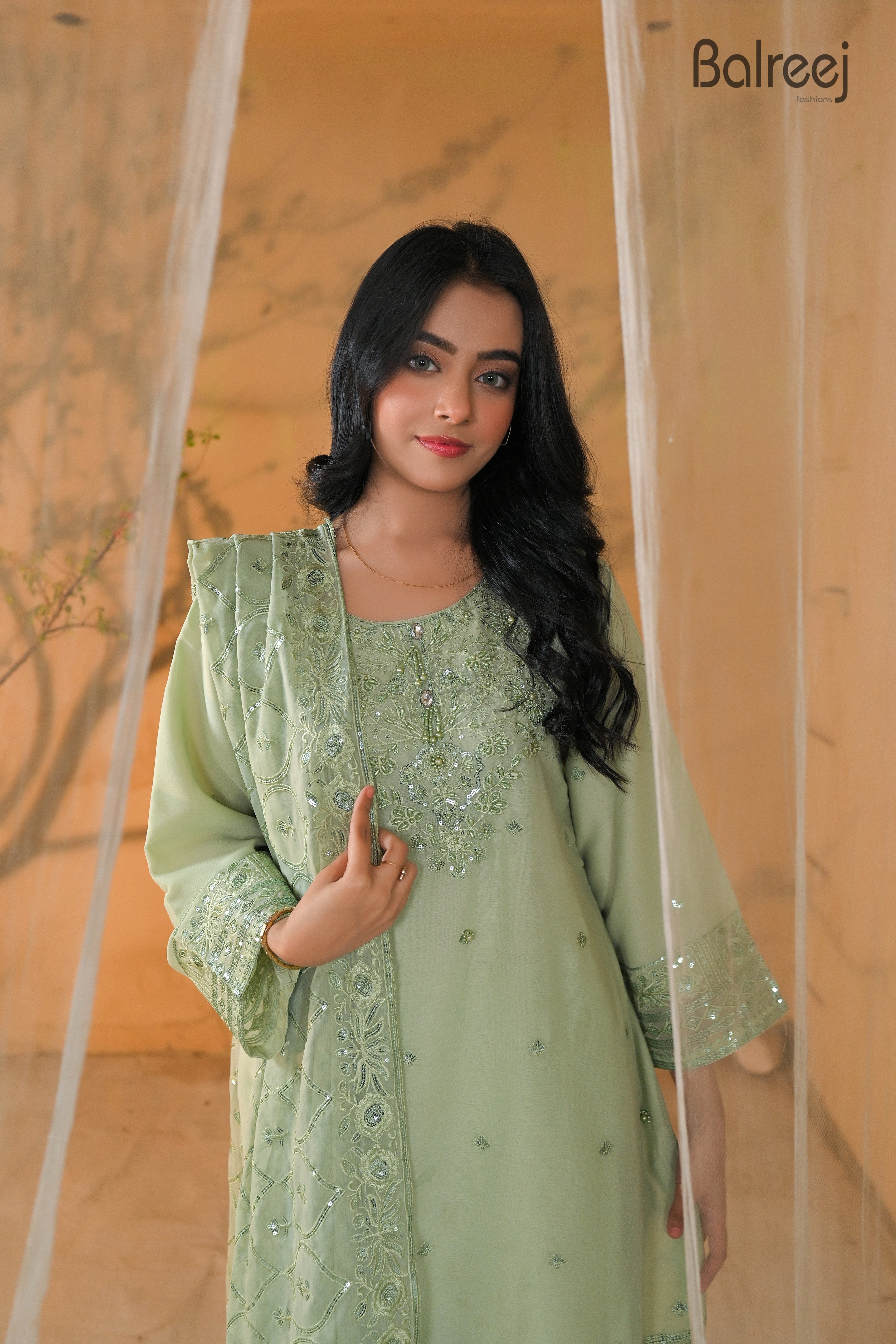 3PC 3D Gharara Suit | Latest Wedding & Festive Designer Wear