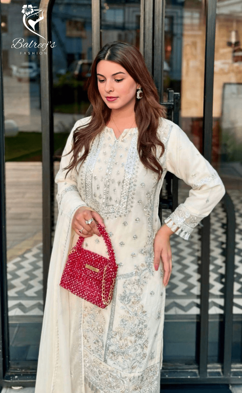 Luxe 3D Chiffon – Festive Edition - Dusty Rose, M image