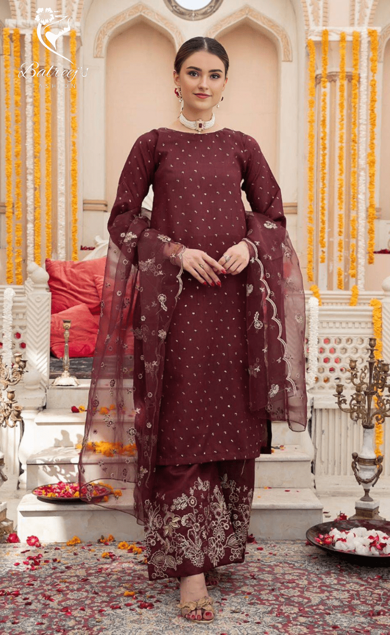 Raw Silk Radiance with Organza Grace image 0